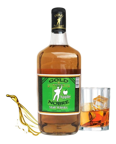 Bebida Alcoólica Whisky Gold Nobre 950 Ml Maça Verde
