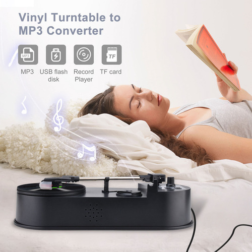 Conversor De Vinil Para Mp3 Com Slot Para Cartão Micro S