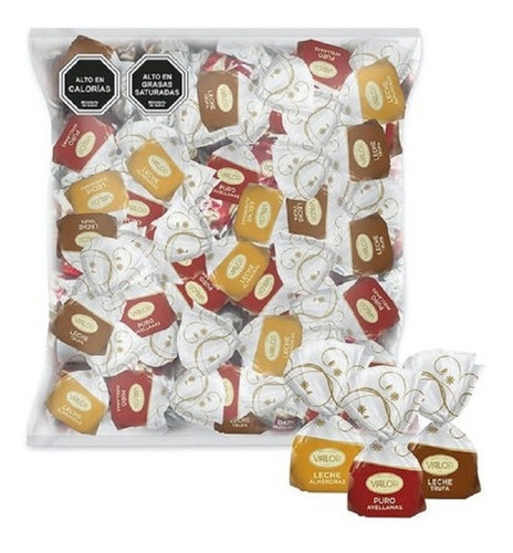 Valor Bolsa Bombon Chocolate Sin Azucar Surtido 1kg Aprox.