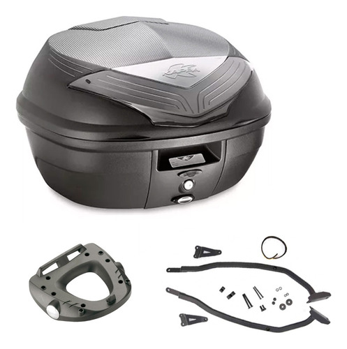 Baul Trasero 35 L Con Soporte Para Suzuki Gsf Bandit 650