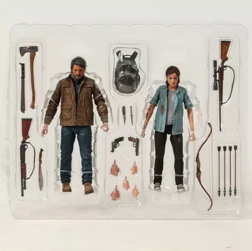 Action Figure The Last Of Us 2 Joel Ellie Neca C/acessórios