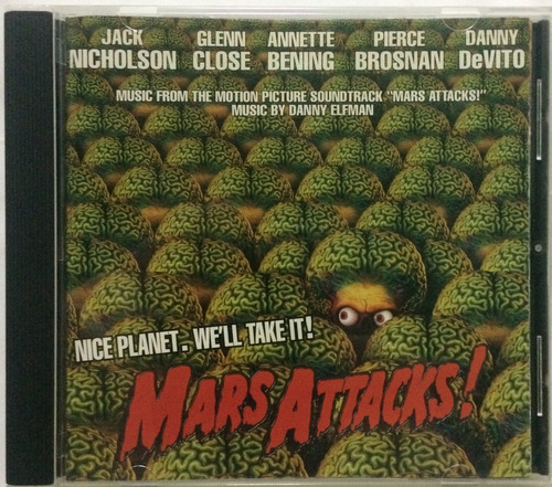 Mars Attacks! Marcianos Al Ataque Cd Soundtrack Original