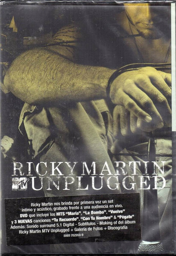 Ricky Martin Mtv Unplugged ( Dvd ) - Los Chiquibum