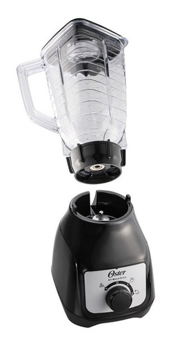 Imagen 2 de 3 de Licuadora Oster BLSTKAP 1.25 L negra con jarra de plástico 220V