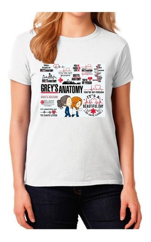 Polera Mujer Algodon Greys Anatomy9