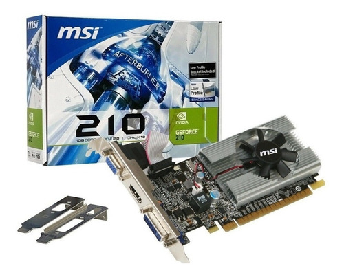 Placa de video Nvidia MSI GeForce 200 Series 210 N210-MD1G/D3 1GB