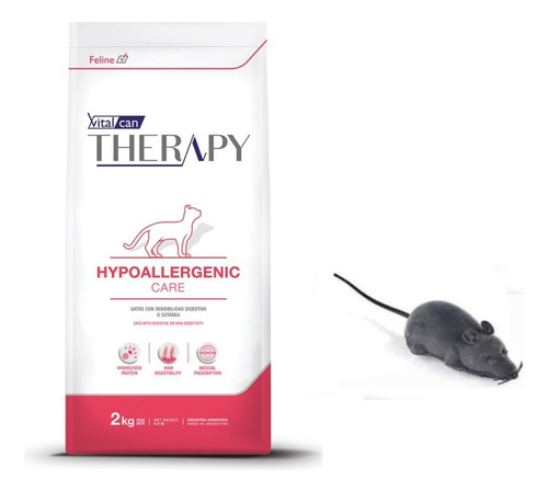 Therapy Hipoallergenica Gato 2k+raton+envio