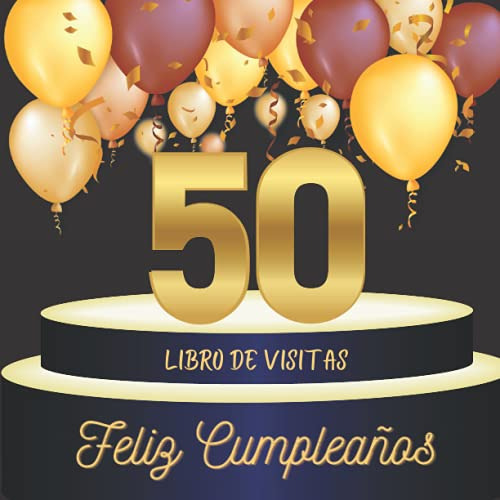 Libro De Visitas 50 Cumpleaños: Idea De Regalo 70 Paginas Pa