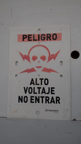 Letreros Cartel Antiguo,alto  Voltaje # 4