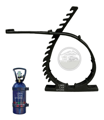 1 Abrazadera Quick Fist 64-241mm Sujetador Soporte Extintor