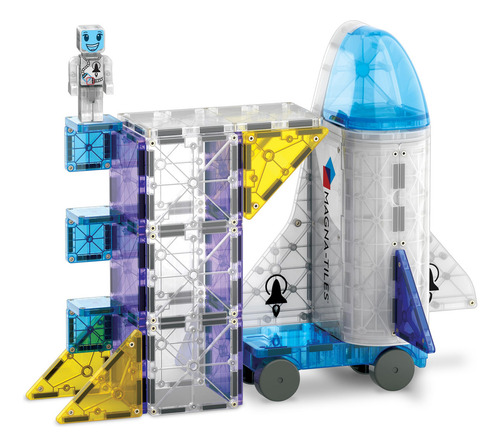 Magna-tiles Space Juego Construcción Magnética 32 Piezas