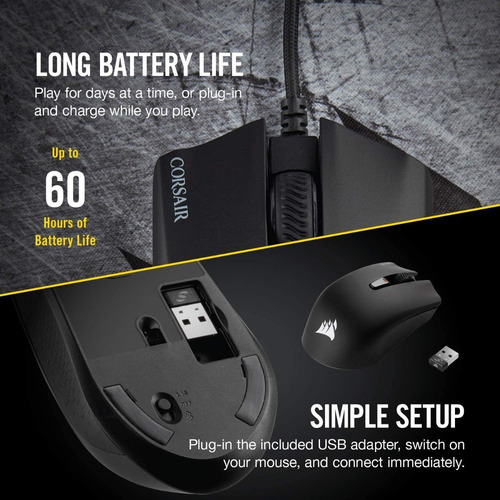 Gaming Mouaw Corsair Harpoon Rgb Inalambrico Icue