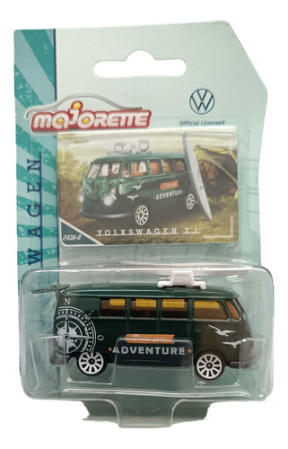 Majorette, Escala 1/64, Volkswagen T1 Drive, 7cms Largo. 