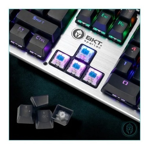 Imagen 4 de 4 de Teclado Gamer Mecánico Bkt K101 Luz Led Anti-ghosting Pc Ps4