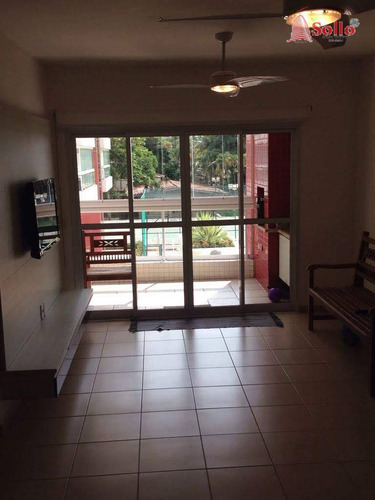 Imagem 4 de 27 de Excelente Apartamento 112 M² Com 3 Dormitórios, Pé Na Areia - Centro - Bertioga/sp - Ap0449