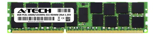 Memoria Ddr3l 8gb 1333mhz Ecc Rdimm 2rx4 240p Servidor/works