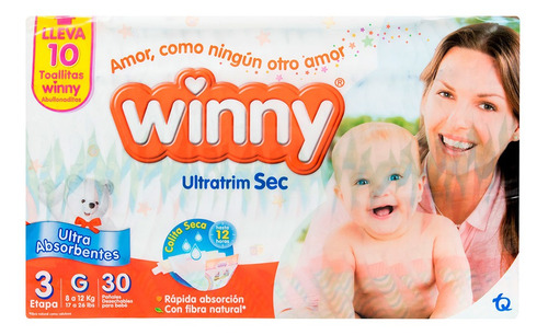 Of Panal Winny Sec Et 3 X 30 - Unidad A $1150