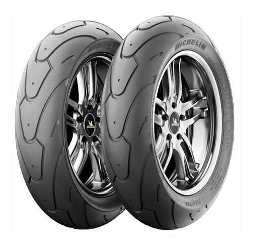 Imagen 2 de 6 de Caucho Para Moto Michelin 130/90-10 61l Bopper Tl Tt