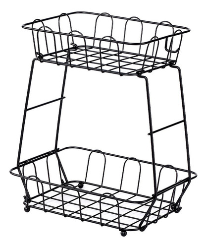 Cesta De Frutas Multifuncional De 2 Camadas Para Frutas