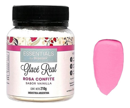 Glace Real Essentials Polvo Dripcolor Rosa Confite 210 Gr