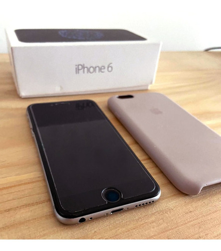  iPhone 6 64 Gb En Caja + Cargador Original Vidrio Y Funda