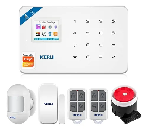 Kerui Sistema De Alarma De Seguridad Tuya Smart, Wifi Y Gsm.