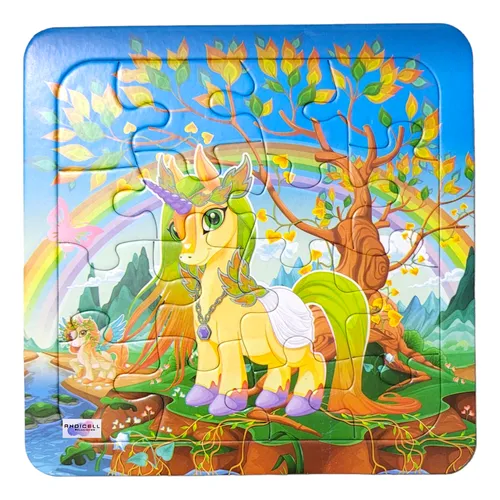 Rompecabezas Armar Colorear Pintar Para Niños Kit X 9 Und