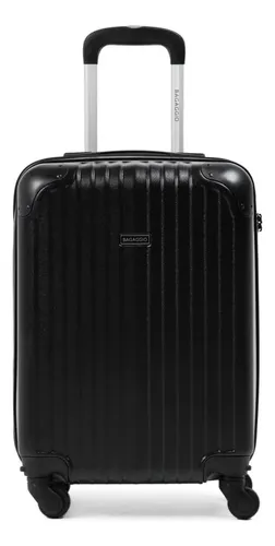 Mala De Bordo Abs 4 Rodas Bagaggio Turquia 20 Preta Cor Preto