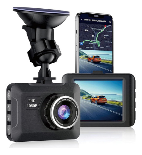 Klud Cámara De Seguridad Para Coche Dash Cam Frontal Full Hd