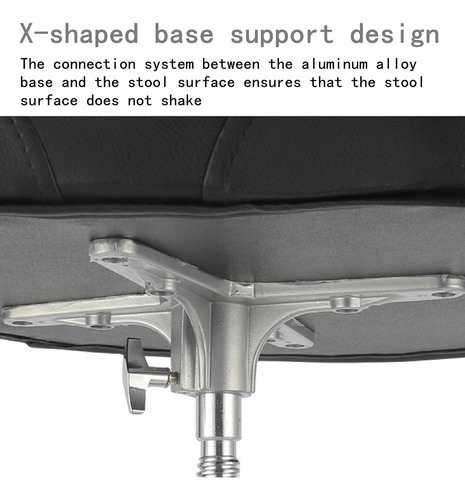 Taburete De Tambor Pesado, Altura Ajustable, Asiento De Tamb
