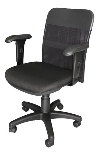 Cadeira Para Escritório Executiva Tela Com Braço Regulável
