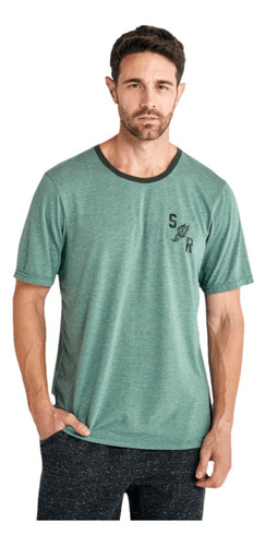 Remera Hombre Saucony Manga Corta Rested Green