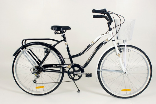 Bicicleta R26 Paseo Dama Full Liberty Primavera Con Canasto