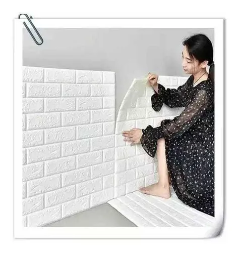 comprar 10 Lamina Ladrillo Pegatina Papel Mural Autoadhesivo 78*70cm