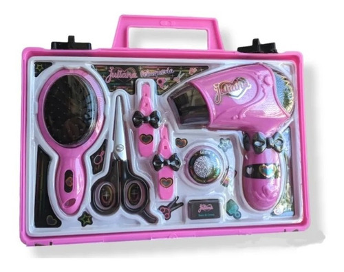 Valija Juliana Set Peluqueria Grande Secador Con Accesorios