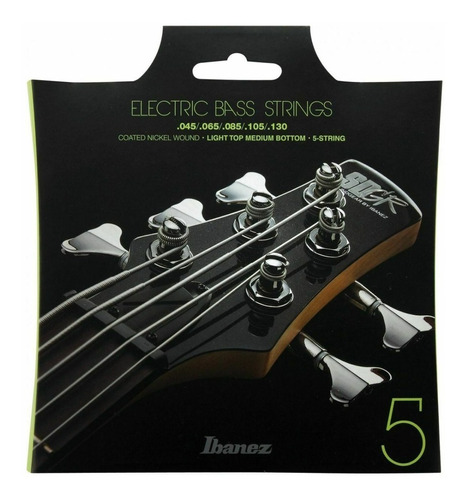 Ibanez Iebs5c Cuerdas De Bajo Bass 5 Light Medium 45-130 