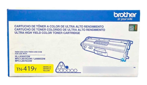 Toner Brother Tn419 Amarillo Original Brother Hl 8360 L8610