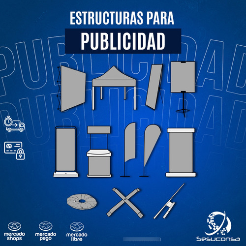 Tripie Publicidad Porta X Banner Ajustable 160x60 A 180x80 A