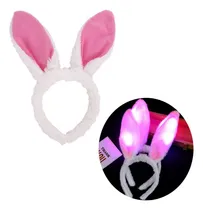 Comprar Diademas De Conejo Luminoso Con Luz Led 5 Diademas