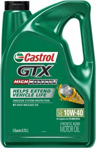 Aceite Castrol 10w40 Semi Sintético 5l Original Sellado