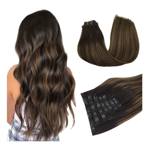 Doores Extensiones De Cabello Humano Remy Con Clip, Sin Cost