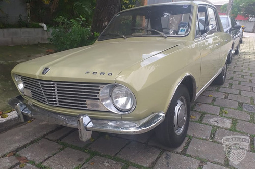 Ford Corcel - 1969 69 - Verde - Placa Preta