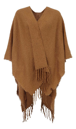 Poncho Rockford Florencia Cognac Para Dama