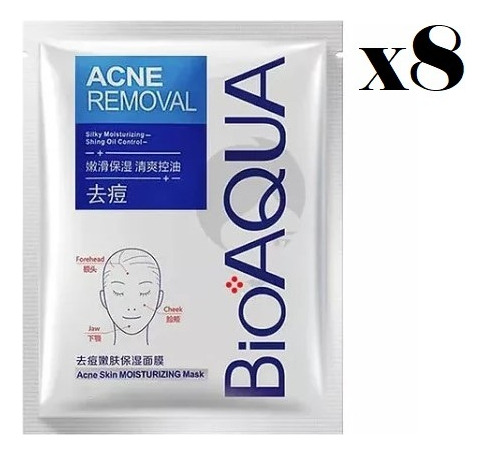 Mascarilla Control Grasa Anti Acne Pure Skin Bioaqua