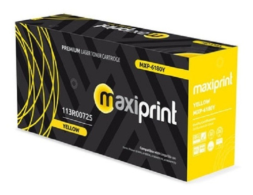 Toner Xerox Compatible 6180y Maxiprint Amarillo