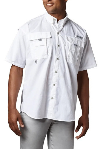 Camisa Manga Corta Proteccion Uv Hombre Bahama Columbia