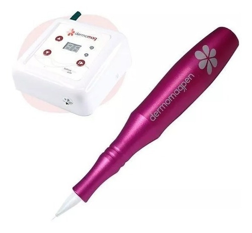 Dermógrafo Dermomag Pen Duo Digital Pink + Brinde