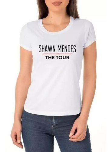 Camiseta Baby Look The Tour Shawn Mendes