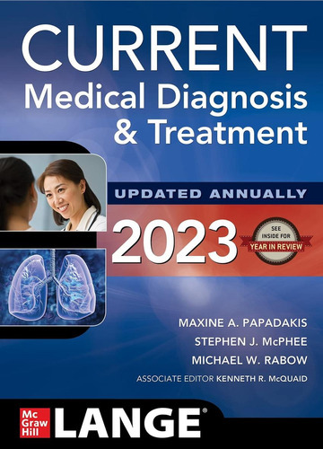 Current Medical Diagnosis And Treatment 2023, De Papadakis. Editorial Mc Graw Hill Education Uk, Tapa Blanda En Inglés, 2023