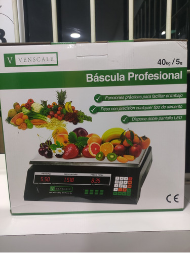 Bascula Profesional 40kg Calidad Caracas Envío Garantía 1año